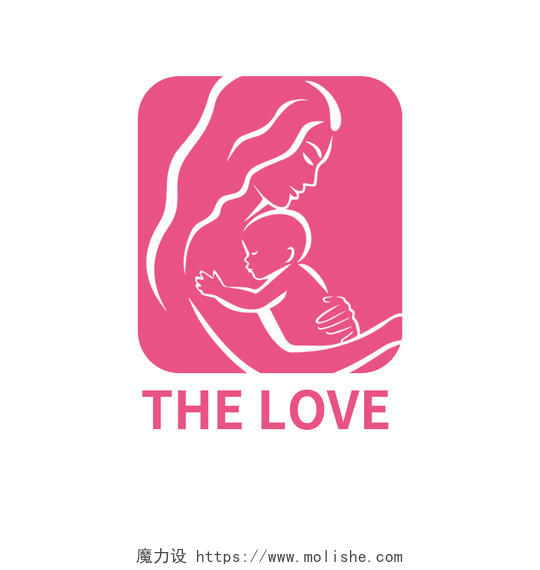 母婴标志婴儿女人LOGO标志标识模板设计母婴logo